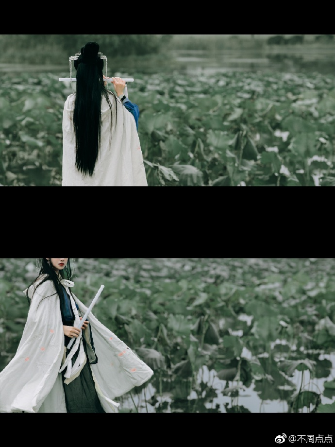 汉服超话汉服正片【江湖孤身，再无前尘】又名【今日说法——少女究竟死了没有】出镜 预览 2