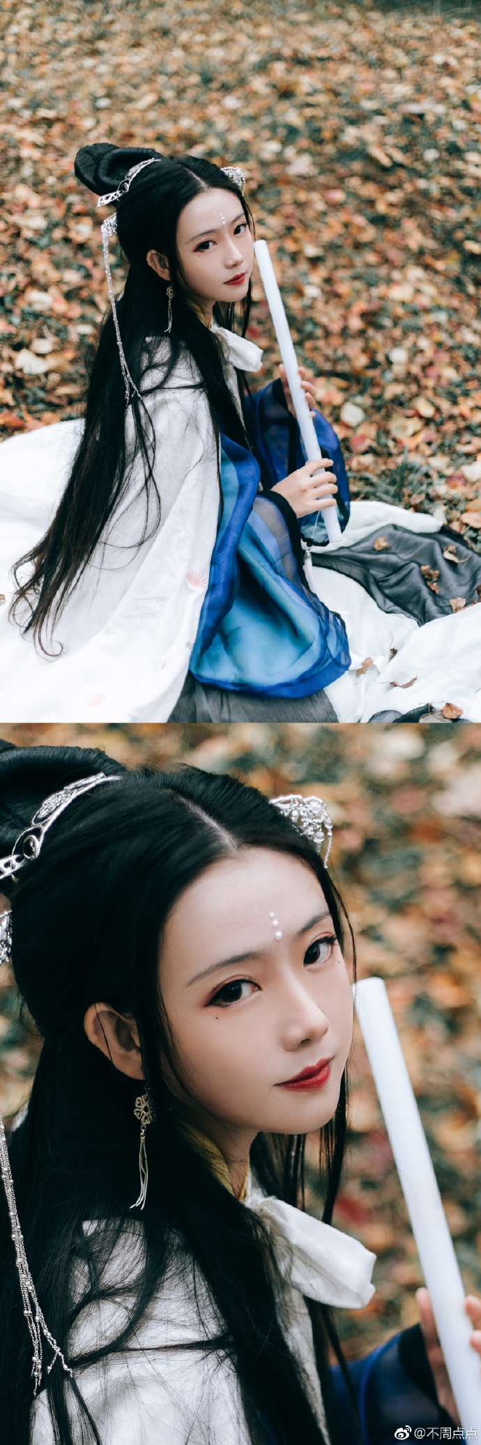 汉服超话汉服正片【江湖孤身，再无前尘】又名【今日说法——少女究竟死了没有】出镜 预览 5