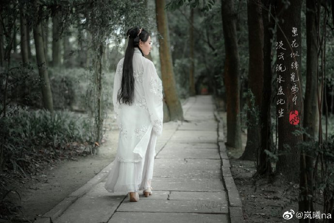 ### 【汉服正片】诗话江南 娇荷醉 杨柳依 钟声婉 杜鹃啼 最是信步好时节 诗 预览 2