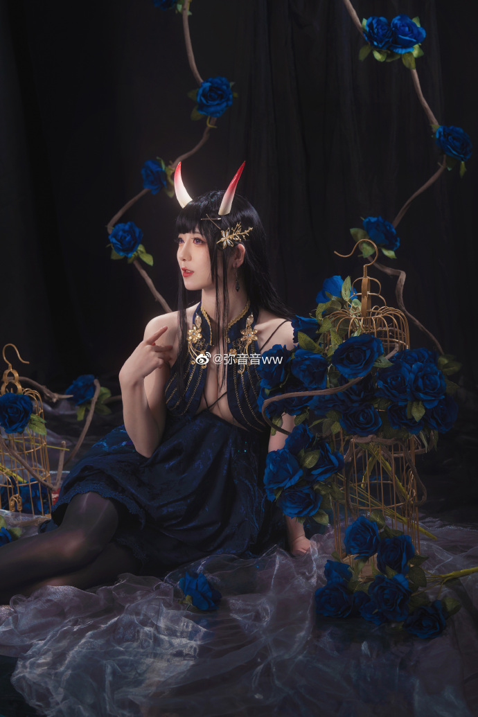 cos正片超话# 『 🦋 夜响的绝园 🦋 』✨能代：音音【O网页链接】✨P 预览 2
