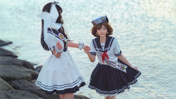 「海」梦回夏日海滩Model：@_颜颜喵_ @-Roka様- 给@贰叁Nakki 预览 5