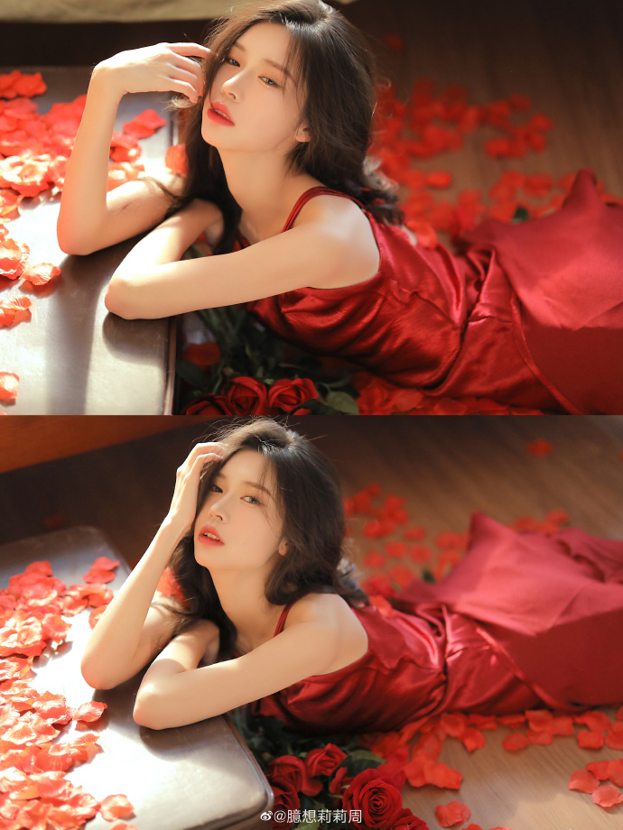 北京约拍超话# 影子向玫瑰献忱，落日与夕阳亲抚迟暮📷@臆想莉莉周 &@谢锦竹  预览 2
