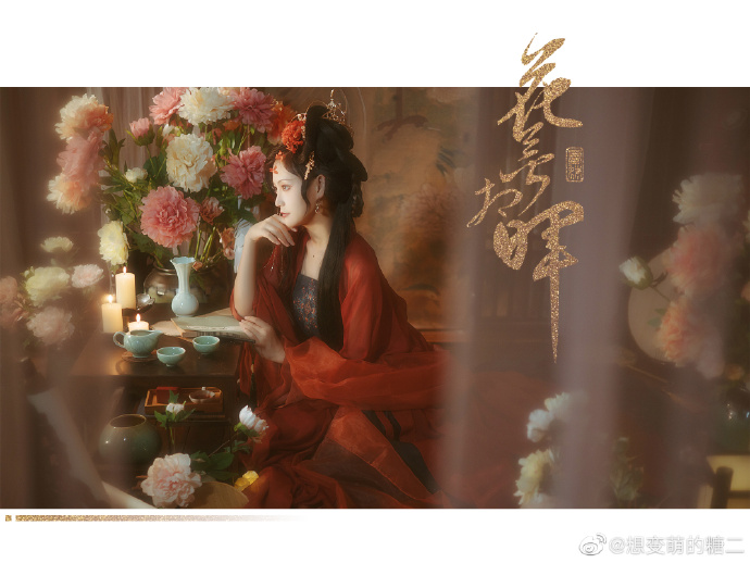 桃之夭夭，灼灼其华——————汉服私影——————### 摄影棚子造型后期@墨蛛 预览 5