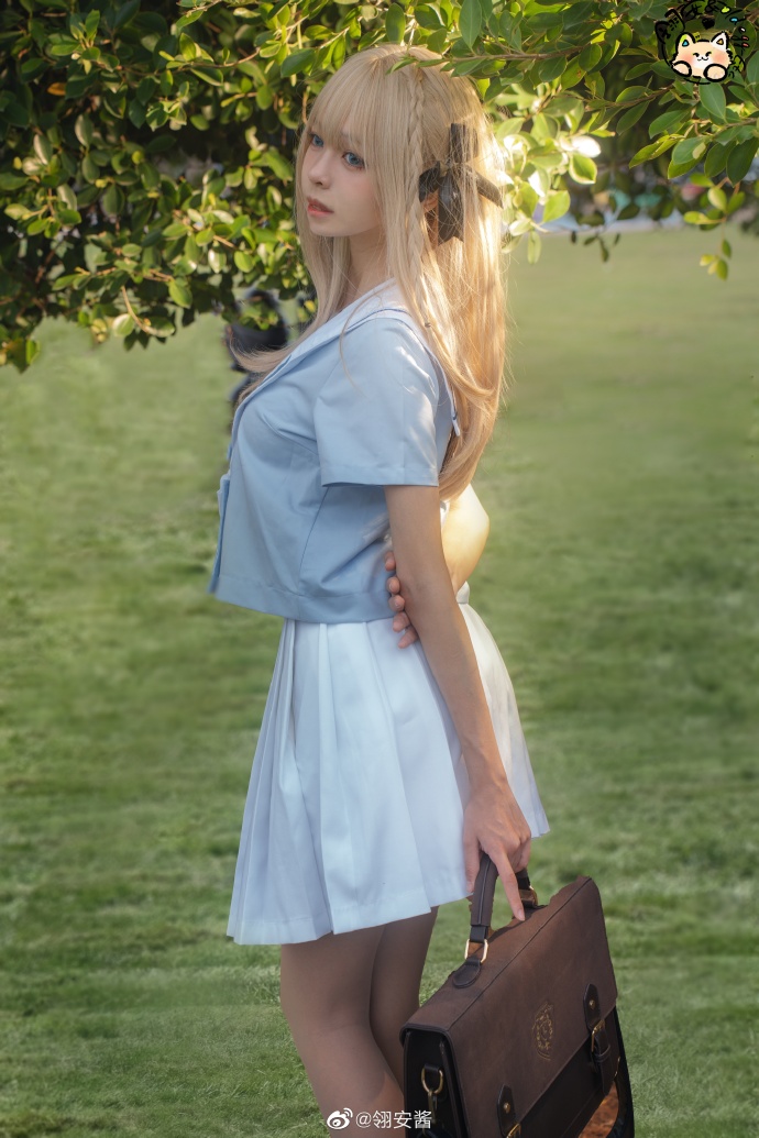 ### # 夏天的时候买到一条爱丽丝主题的水手服，终于有机会拍掉了！扑克牌是自己 预览 2