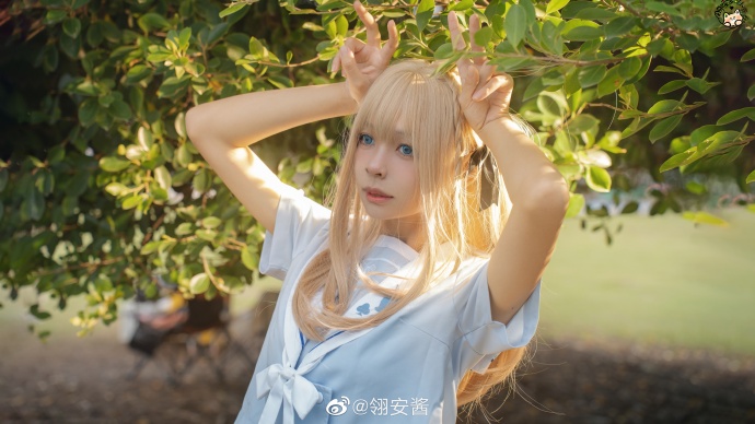 ### # 夏天的时候买到一条爱丽丝主题的水手服，终于有机会拍掉了！扑克牌是自己 预览 3