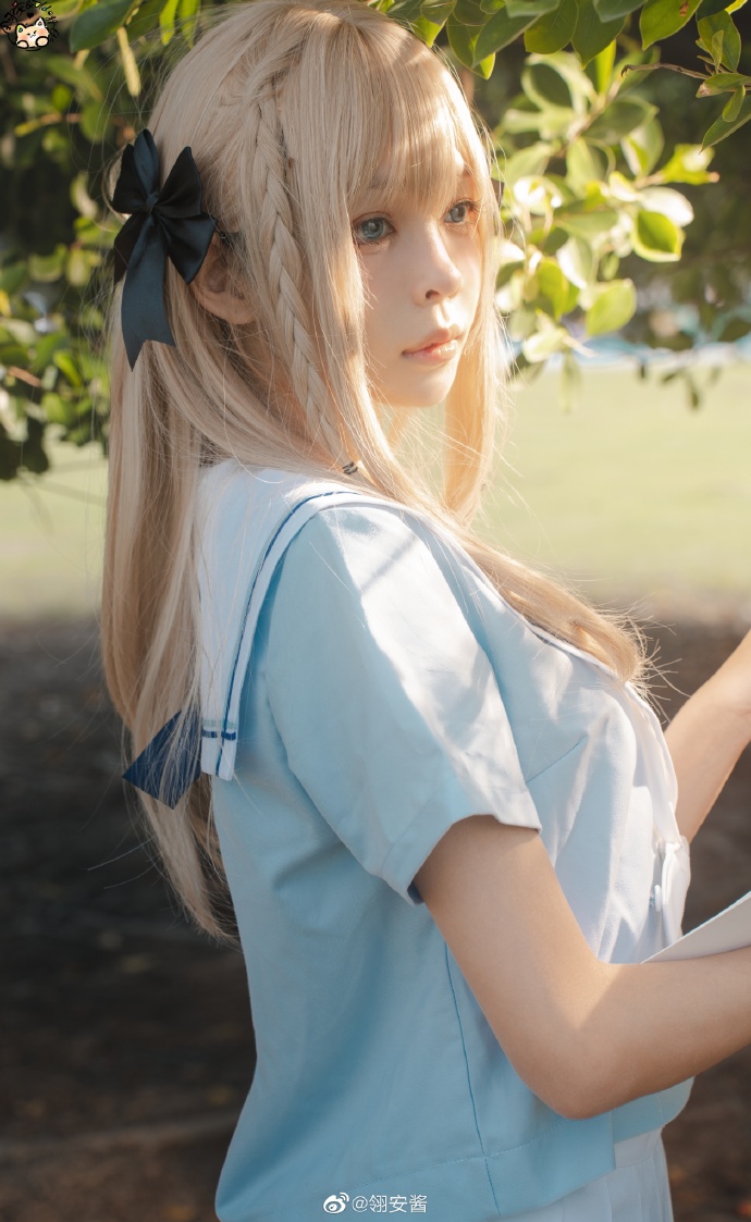 ### # 夏天的时候买到一条爱丽丝主题的水手服，终于有机会拍掉了！扑克牌是自己 预览 5