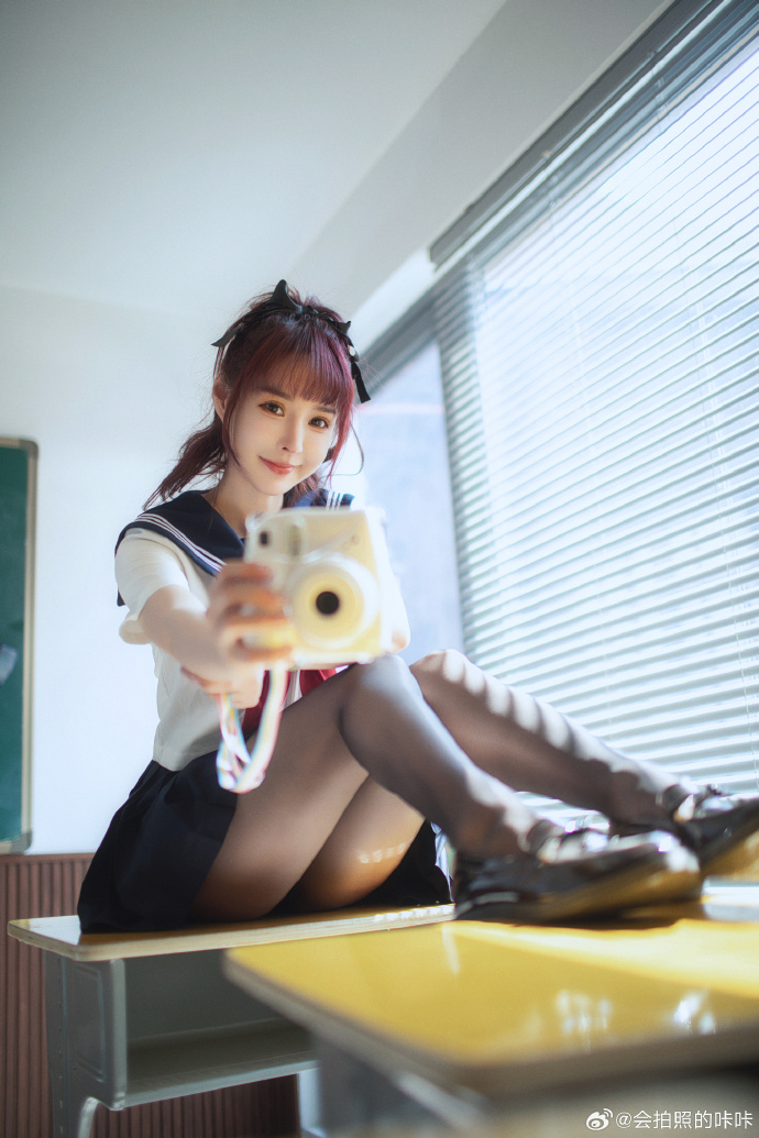 这样的学生谁能不喜欢呢 今天带嘉莉老师拍套JK咔咔人像画册超话上海约拍超话 预览 6