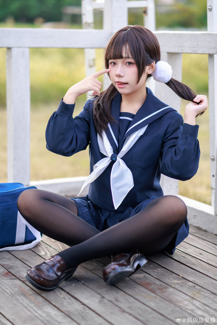 小柚Yuziki超话## jk写真｜提前放课的日子要一起去吃点心🥧～📷@hay 预览 5
