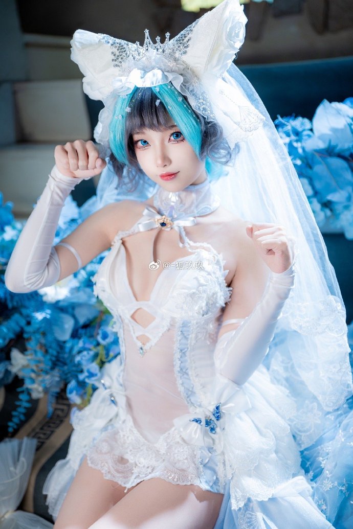 【碧蓝航线】柴郡誓约花嫁「White Seaside Melody！」“亲~爱~ 预览 2
