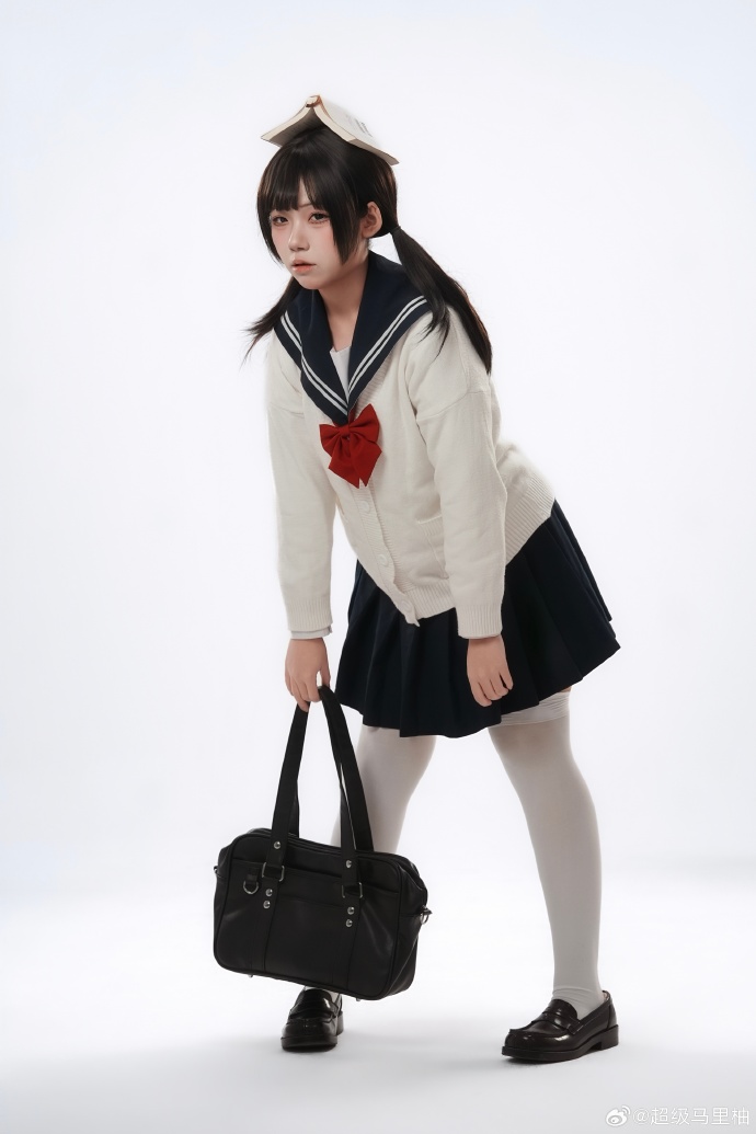 小柚Yuziki超话## jk写真｜喂！走得太慢的话就只能跟在我屁股后面了哦𛰙