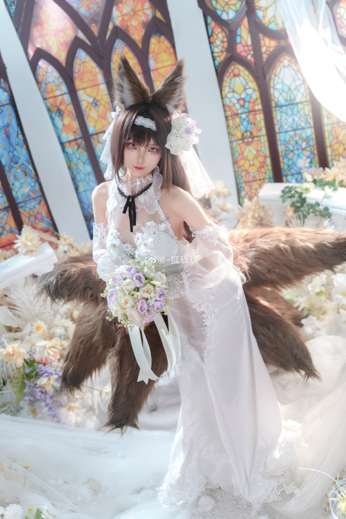 【碧蓝航线】天城誓约花嫁『水月花烛』cos “即使主上一如既往，鳐也想要做出改变 预览 1