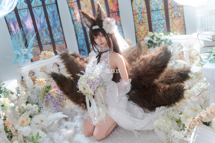 【碧蓝航线】天城誓约花嫁『水月花烛』cos “即使主上一如既往，鳐也想要做出改变 预览 3