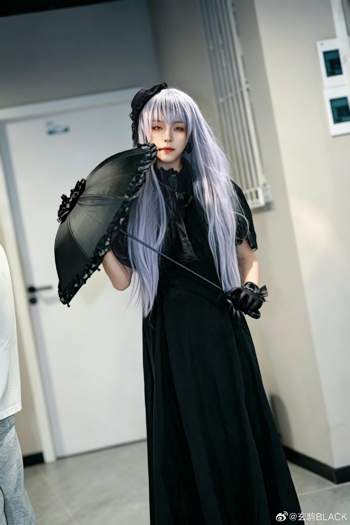 是独一无二的顶点”武邦O2.0 湊 友希那Cos正片-自设黑色lolita👗衣服 预览 4