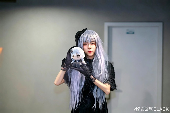 是独一无二的顶点”武邦O2.0 湊 友希那Cos正片-自设黑色lolita👗衣服 预览 5