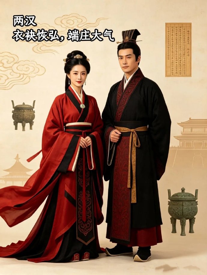 “各朝汉服有多美？看完这组图鉴就懂了。” ​ 预览 4
