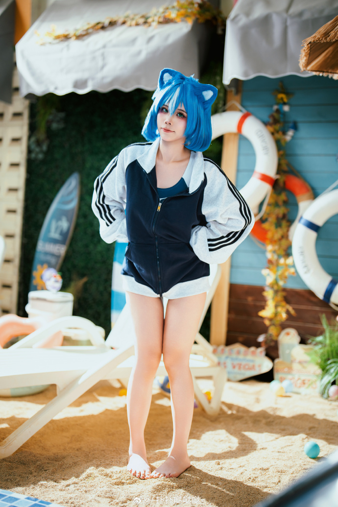 cosplay超话## 游泳部要招生了！曲奇：扑扑O网页链接 📷：@土拨鼠i_ 预览 6