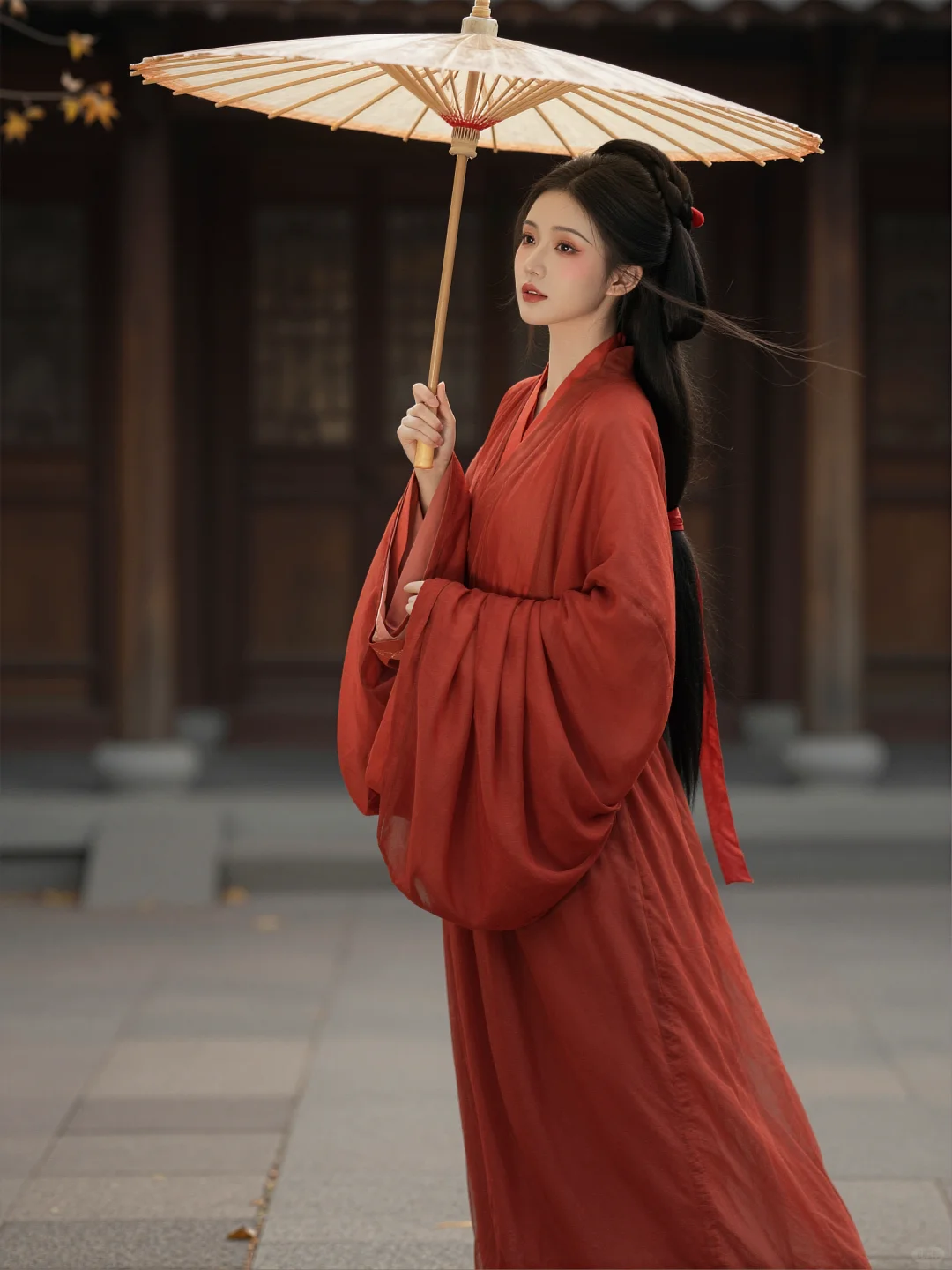 温柔光影下的东方美学，古风少女汉服写真 预览 2