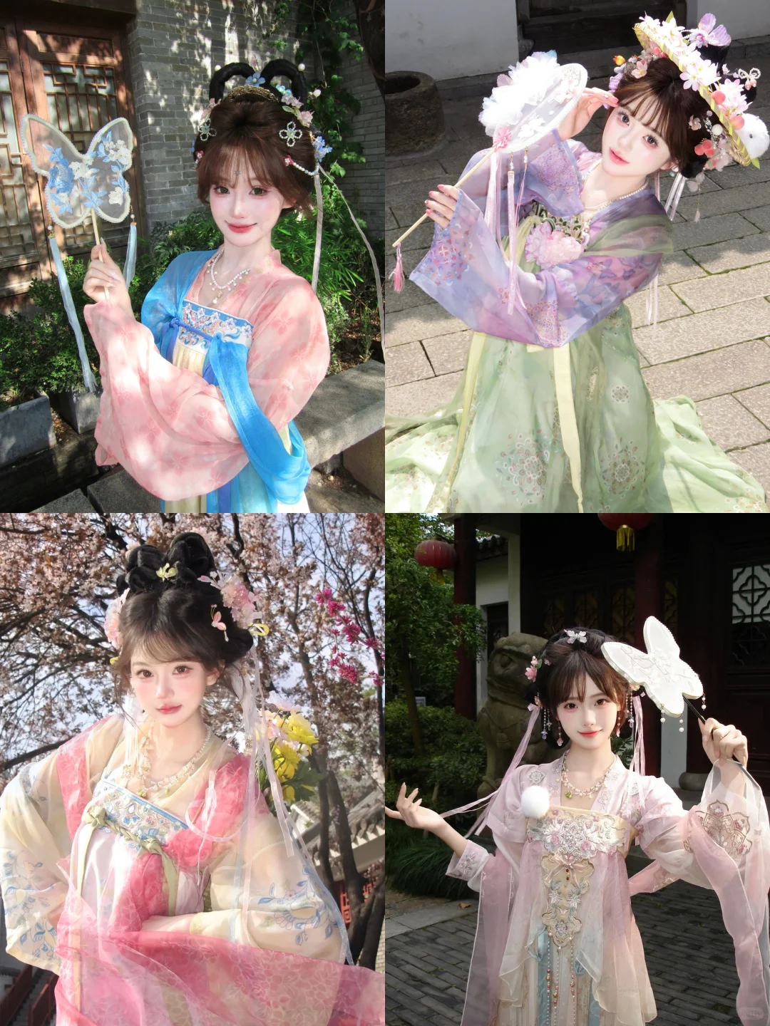 存一波古风汉服拍照姿势！