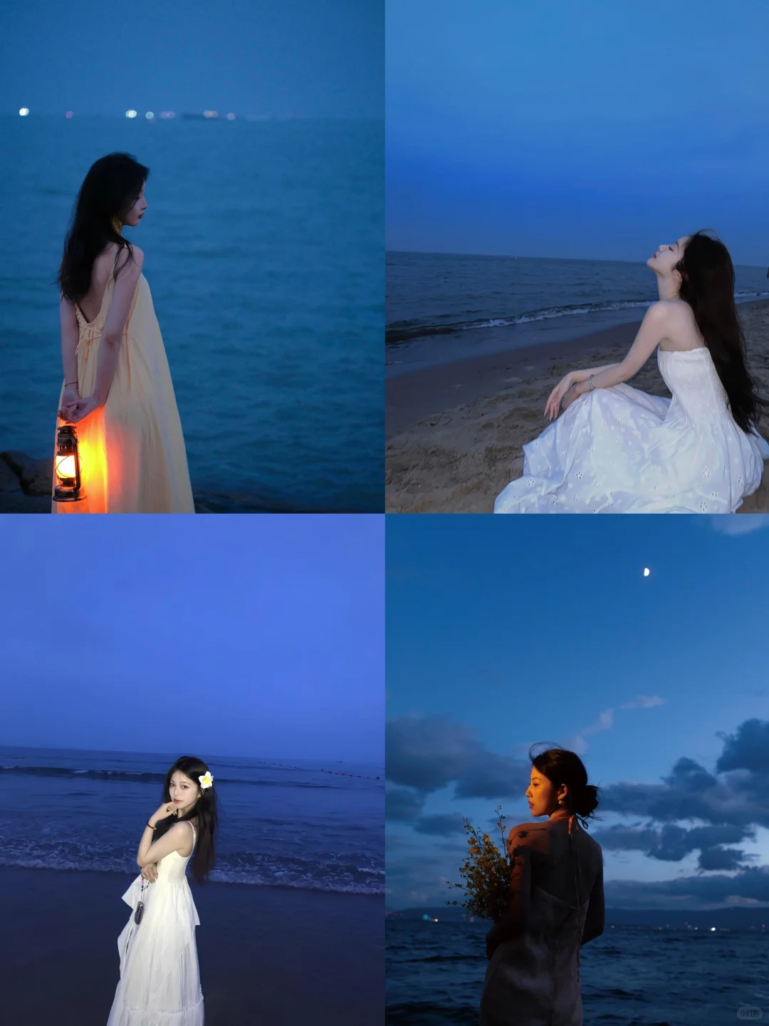 谁能拒绝海边蓝调时刻🌊