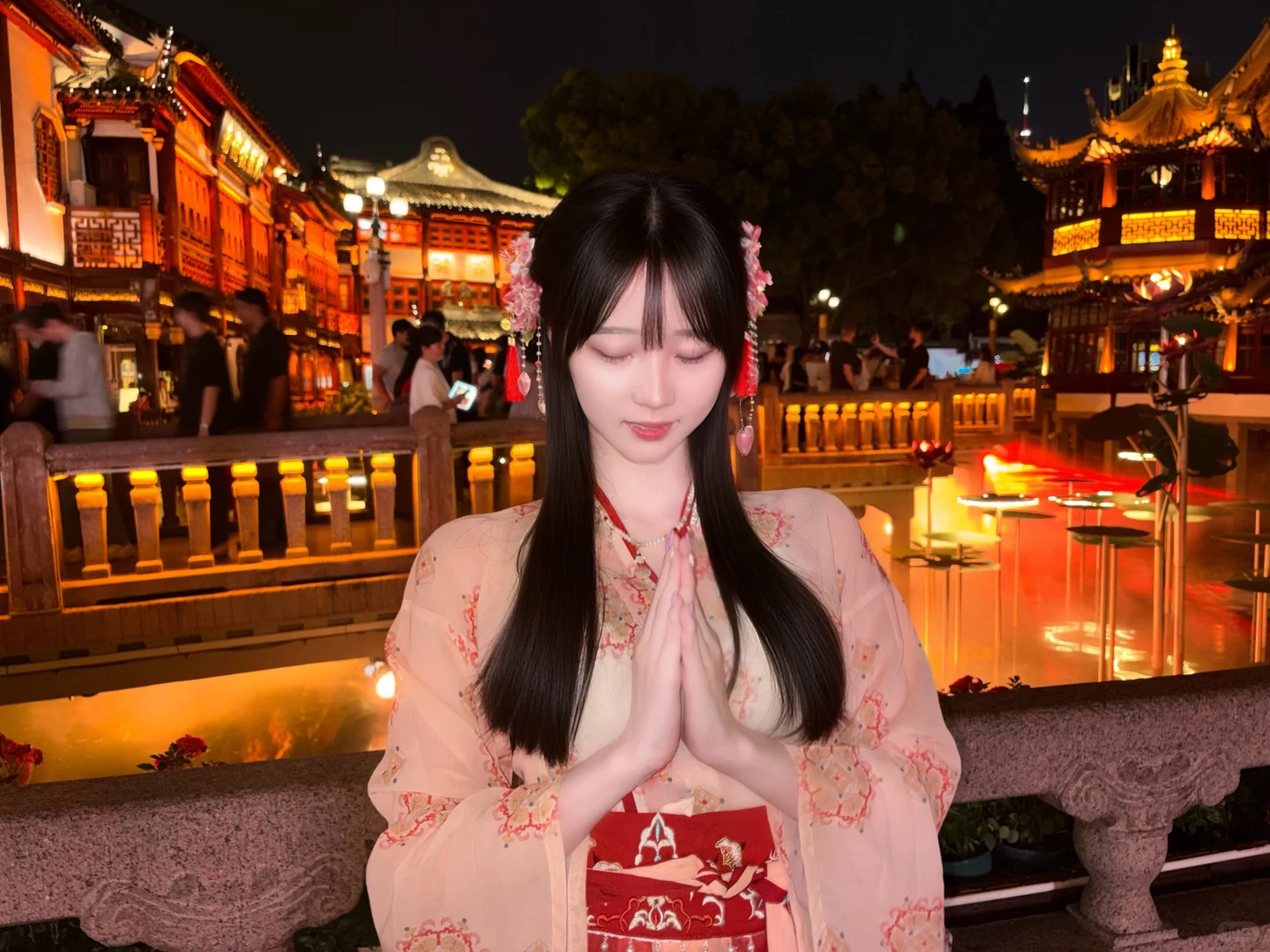 豫園で汉服着たよ🇨🇳💭🤍 预览 2