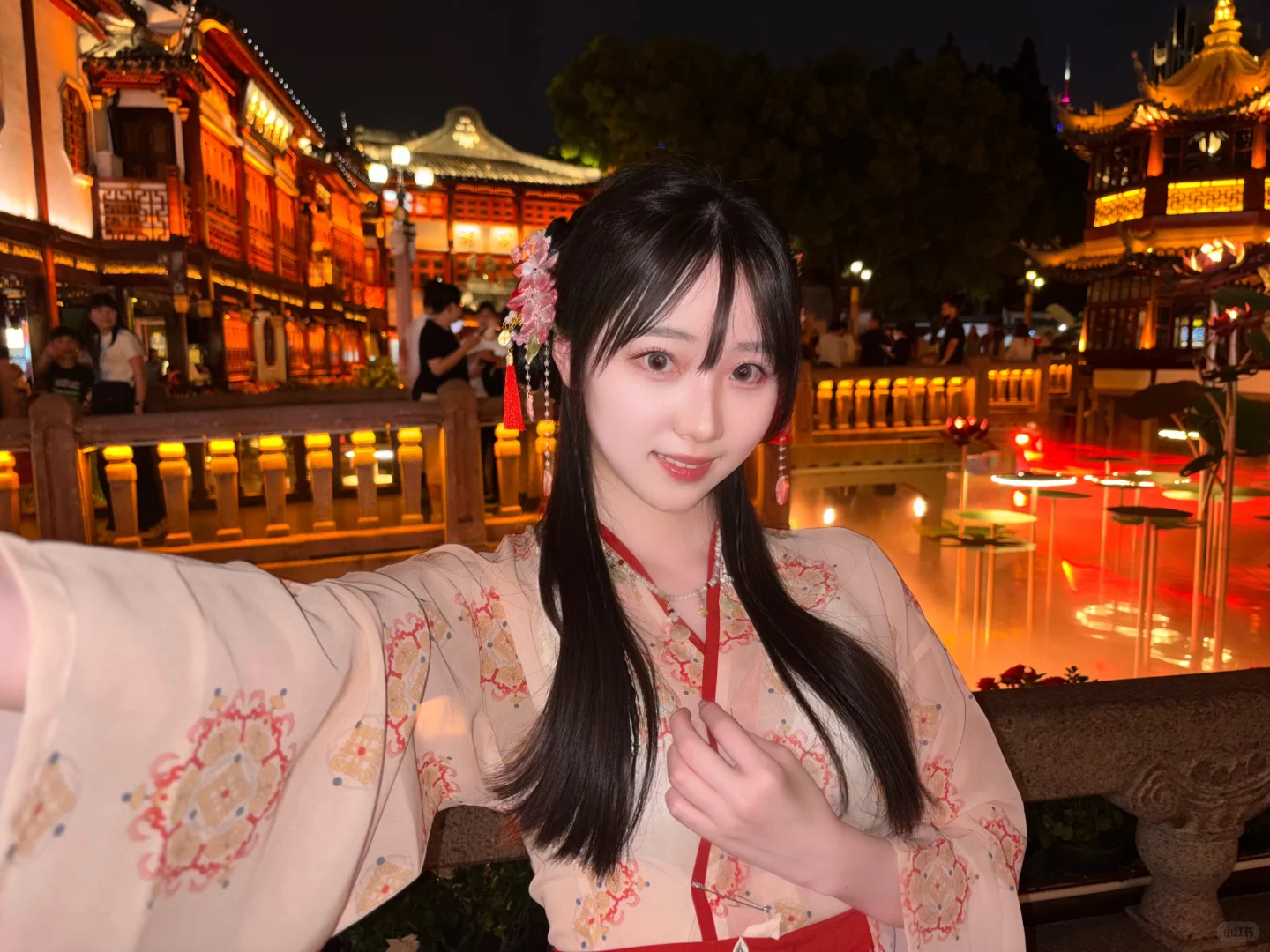 豫園で汉服着たよ🇨🇳💭🤍 预览 3